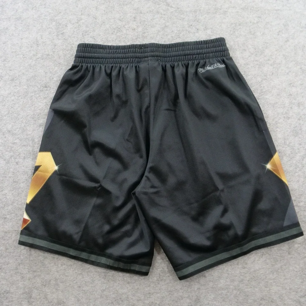 Hardwood Classics Raptors Shorts Mens Medium Black Basketball NBA Mitchell New